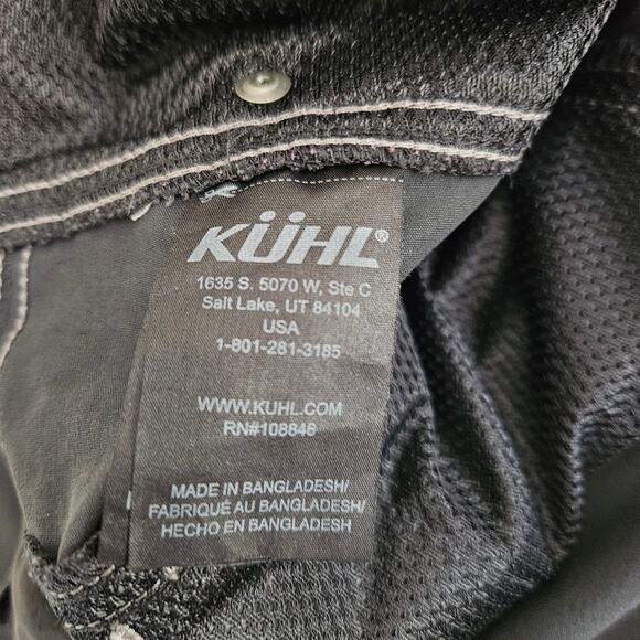 Kuhl Kliffside Convertible Hiking Pants Gray Cargo Pocket Sz 16 Reg EUC - Picture 7 of 13